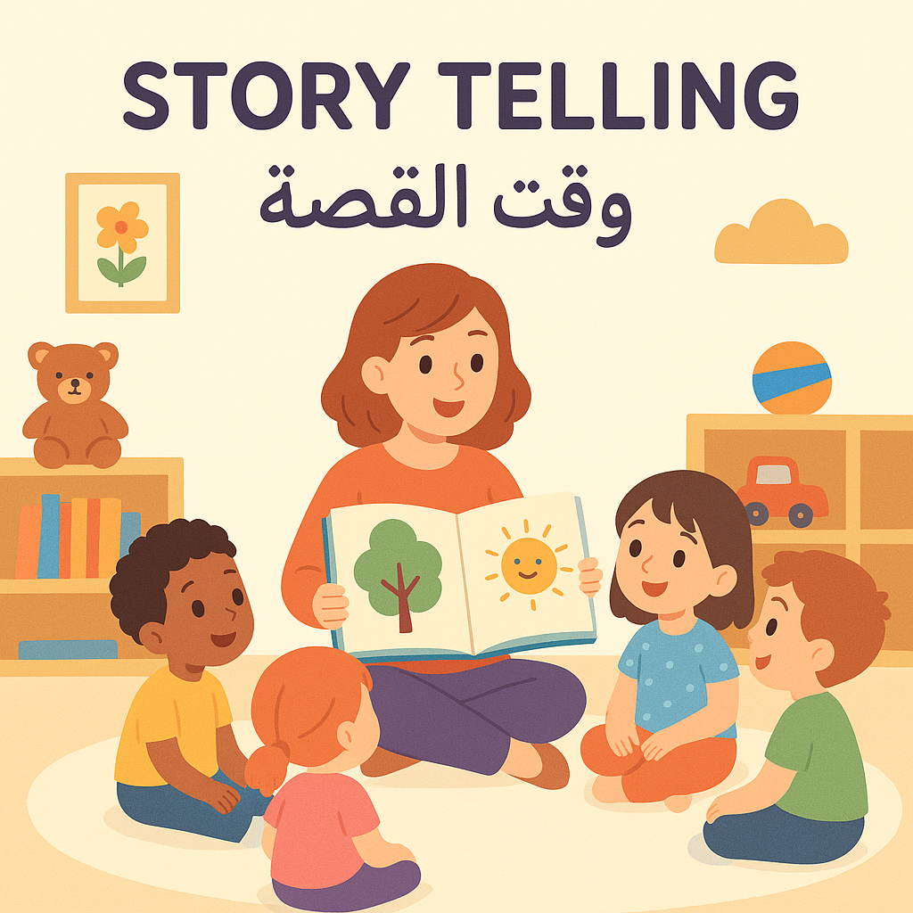 ألعاب أطفال ملونة في الحديقة